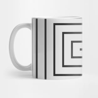 White Rectangle Mug